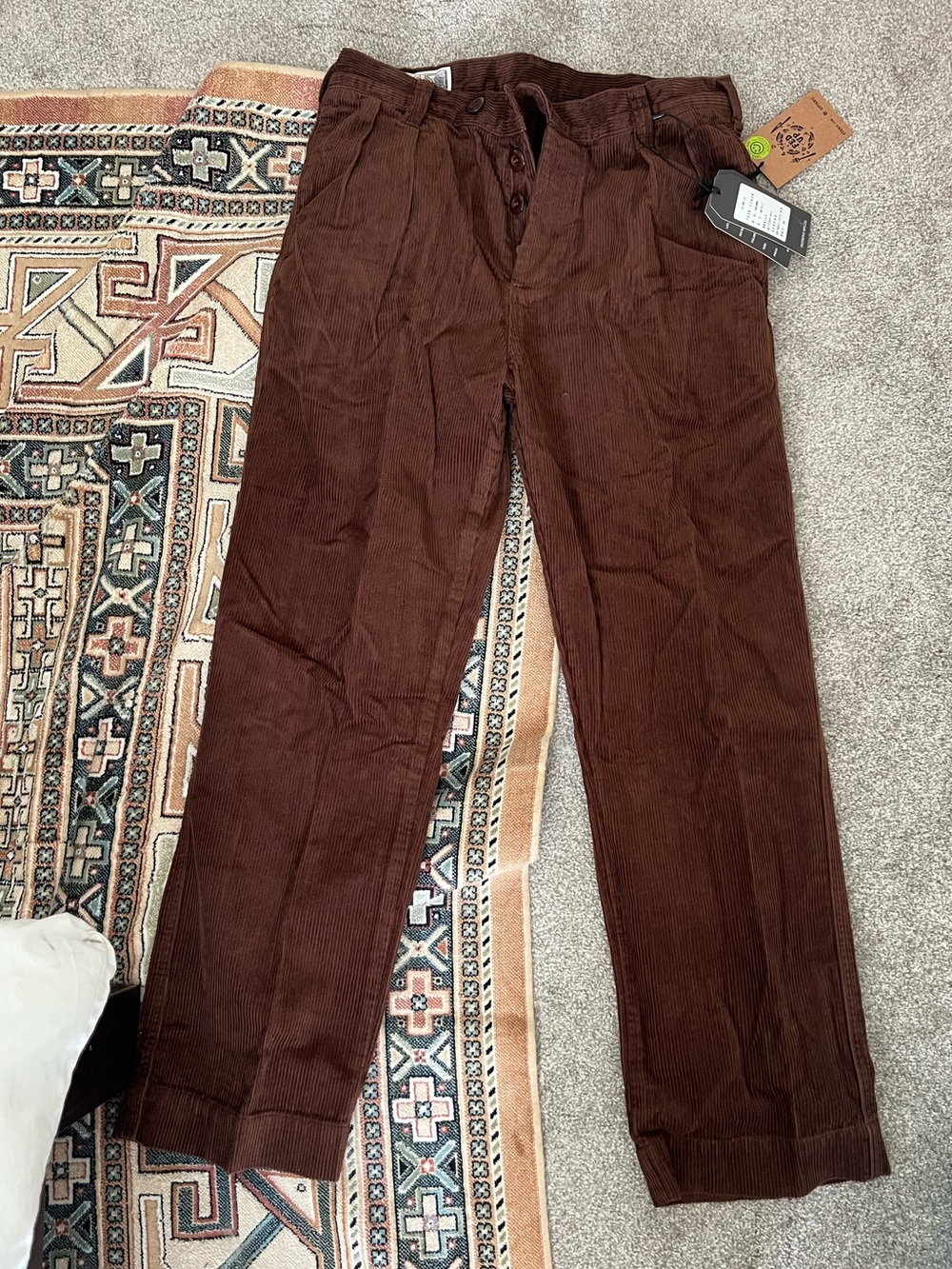 Men’s Brown Corduroy Pants Size L